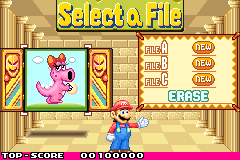 Screenshot from Super Mario Advance (USA) (Demo) (Kiosk)
