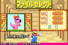 Screenshot from Super Mario Advance - Super Mario USA + Mario Brothers (Japan)