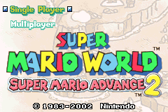 Screenshot from Super Mario Advance 2 - Super Mario World (Europe) (En,Fr,De,Es)