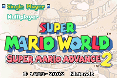 Screenshot from Super Mario Advance 2 - Super Mario World (Europe) (En,Fr,De,Es)