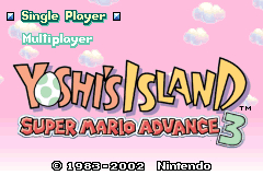 Screenshot from Super Mario Advance 3 - Yoshi's Island (Europe) (En,Fr,De,Es,It)