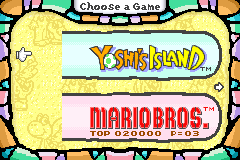 Screenshot from Super Mario Advance 3 - Yoshi's Island (Europe) (En,Fr,De,Es,It)