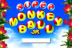 Screenshot from Super Monkey Ball Jr. (USA)