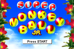 Screenshot from Super Monkey Ball Jr. (USA)