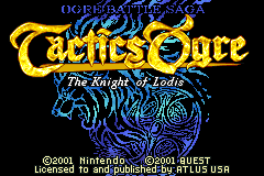 Screenshot from Tactics Ogre - The Knight of Lodis (USA)