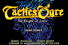 Screenshot from Tactics Ogre - The Knight of Lodis (USA)