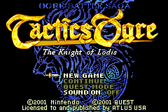 Screenshot from Tactics Ogre - The Knight of Lodis (USA)