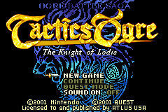 Screenshot from Tactics Ogre - The Knight of Lodis (USA)