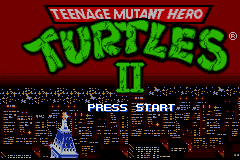Screenshot from Teenage Mutant Ninja Turtles 2 (USA) (Unl)