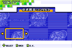 Screenshot from Tennis no Ouji-sama 2003 - Cool Blue (Japan)