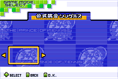 Screenshot from Tennis no Ouji-sama 2003 - Cool Blue (Japan)