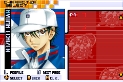 Screenshot from Tennis no Ouji-sama 2003 - Passion Red (Japan)