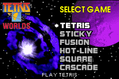 Screenshot from Tetris Worlds (USA)