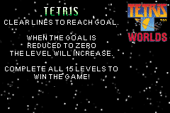Screenshot from Tetris Worlds (USA)