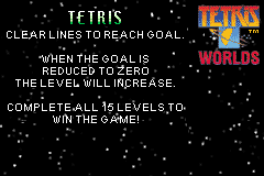 Screenshot from Tetris Worlds (USA)