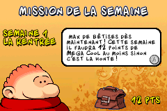 Screenshot from Titeuf - Mega Compet (France) (Beta)