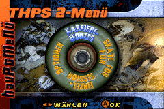 Screenshot from Tony Hawk's Pro Skater 2 (Germany)