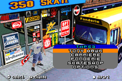 Screenshot from Tony Hawk's Pro Skater 3 (France)