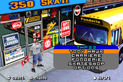 Screenshot from Tony Hawk's Pro Skater 3 (France)