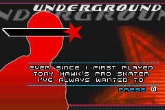 Screenshot from Tony Hawk's Underground (USA, Europe)