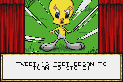 Screenshot from Tweety and the Magic Gems (Europe)