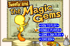 Screenshot from Tweety and the Magic Gems (Europe)