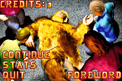 Screenshot from Urban Yeti! (USA, Europe)