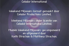 Screenshot from Weekend Miljonairs (Netherlands)