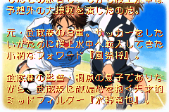 Screenshot from Whistle! - Dai-37-kai Tokyo-to Chuugakkou Sougou Taiiku Soccer Taikai (Japan)