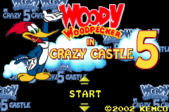Screenshot from Woody Woodpecker in Crazy Castle 5 (USA)