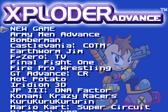 Screenshot from Xploder Advance (Europe) (Unl) (Alt)