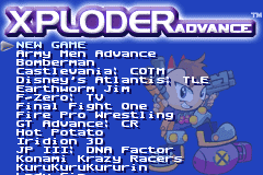Screenshot from Xploder Advance (Europe) (Unl)