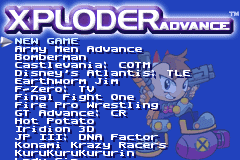 Screenshot from Xploder Advance (Europe) (Unl)