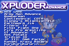 Screenshot from Xploder Advance (Europe) (Unl)