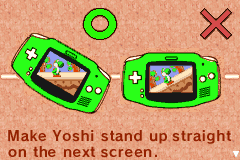 Screenshot from Yoshi Topsy-Turvy (USA)