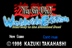 Screenshot from Yu-Gi-Oh! - Worldwide Edition - Stairway to the Destined Duel (Europe) (En,Ja,Fr,De,Es,It)