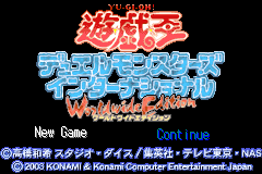 Screenshot from Yu-Gi-Oh! Duel Monsters International - Worldwide Edition (Japan) (En,Ja,Fr,De,Es,It) (Rev 1)
