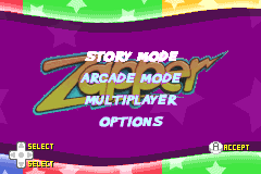 Screenshot from Zapper (Europe) (En,Fr,De,Es,It)