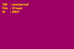 Screenshot from irq_demo